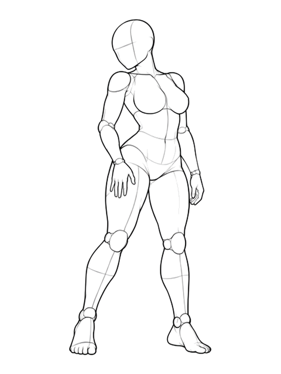 Standing, looking over a shoulder / Diagonal
