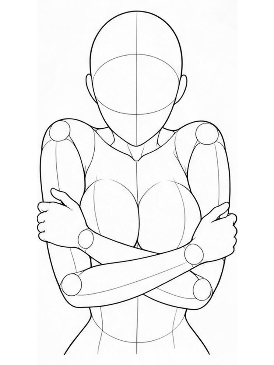 Self-hug / Front