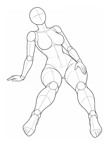 Seated with legs extended, leaning on one elbow