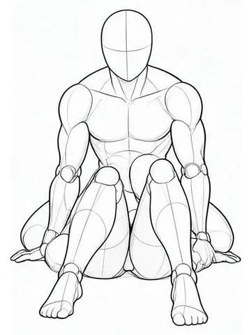 Wrists together overhead with a knee held