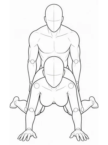 Chest on the floor with hips raised