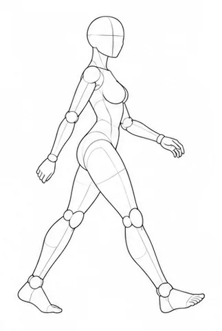 Walking with a long stride