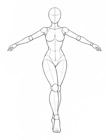 Standing with arms out and feet crossed