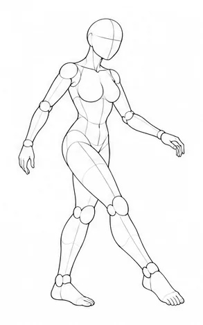 Standing with one leg extended diagonally